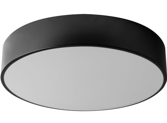 Lampada Plafoniere 50cm Rotonda Nero Da Soffitto APP644-4C
