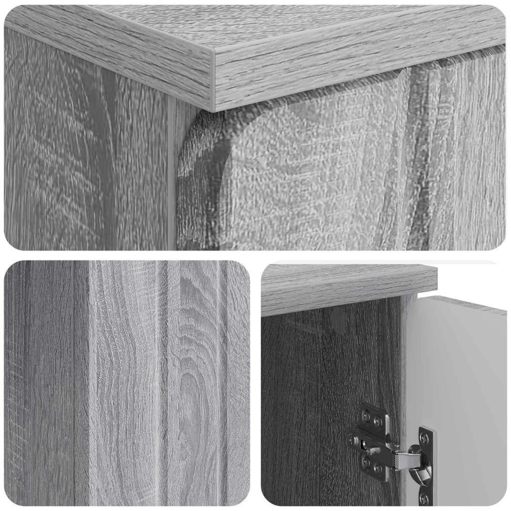 Scrivania Grigio Sonoma 142,5 x 50 x 75 cm Legno ingegnerizzato 3414591