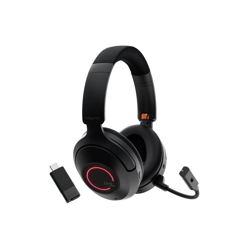 Creative headphones zen hybrid pro classic over-ear overear wireless black schwarz (51ef1040aa001) - 169773
