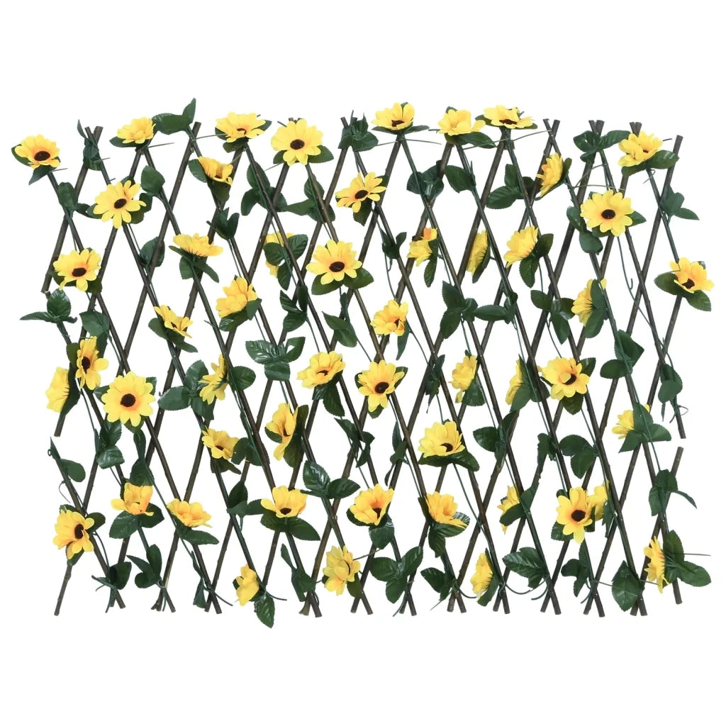 Traliccio Edera Artificiale Espandibile Giallo 180x60 cm CFW8580482