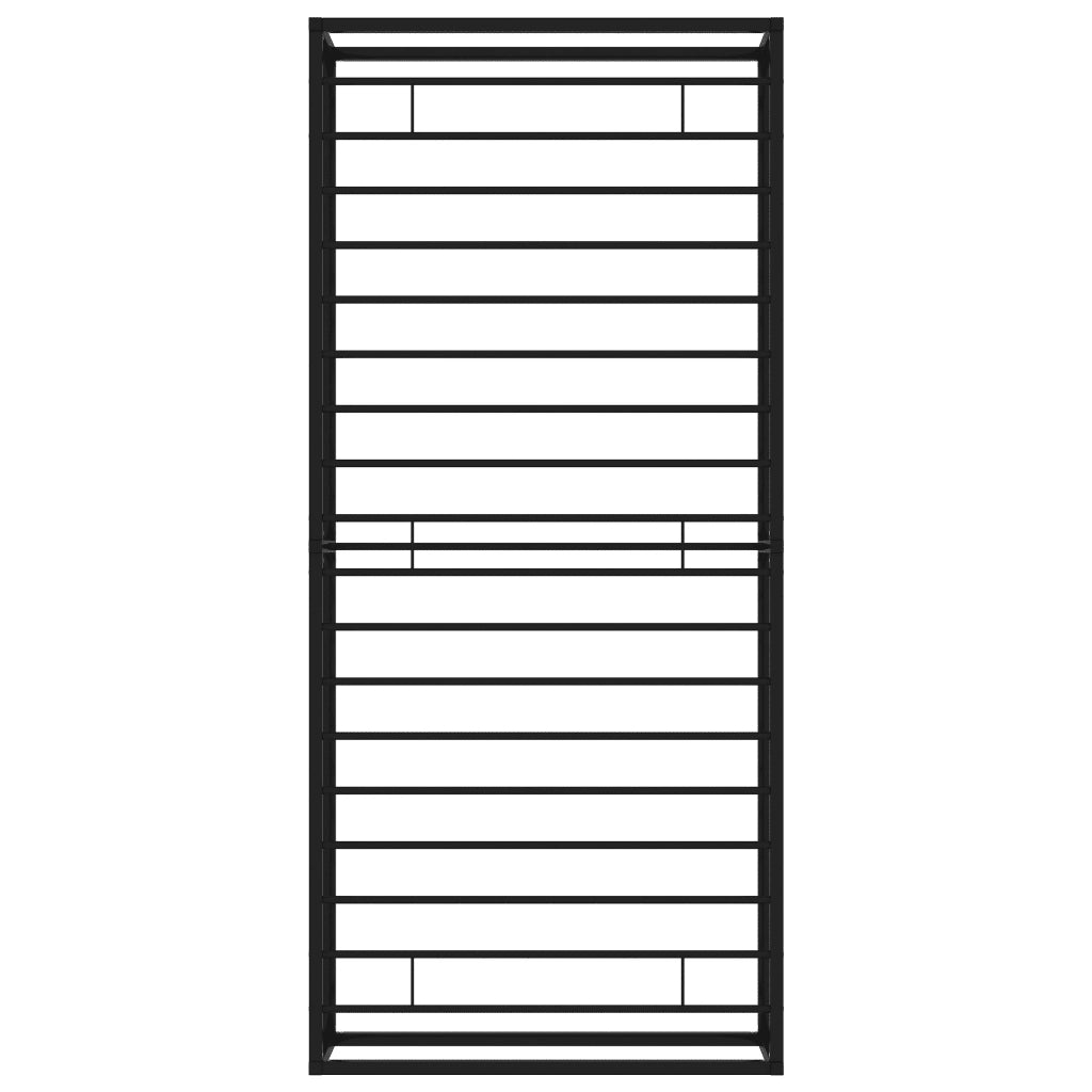 Giroletto Nero in Metallo 100x200 cm 324786