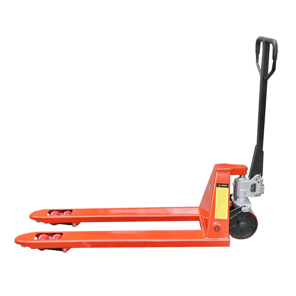 Transpallet manuale 2500 kg con ruote in poliuretano (silicone) - birullo