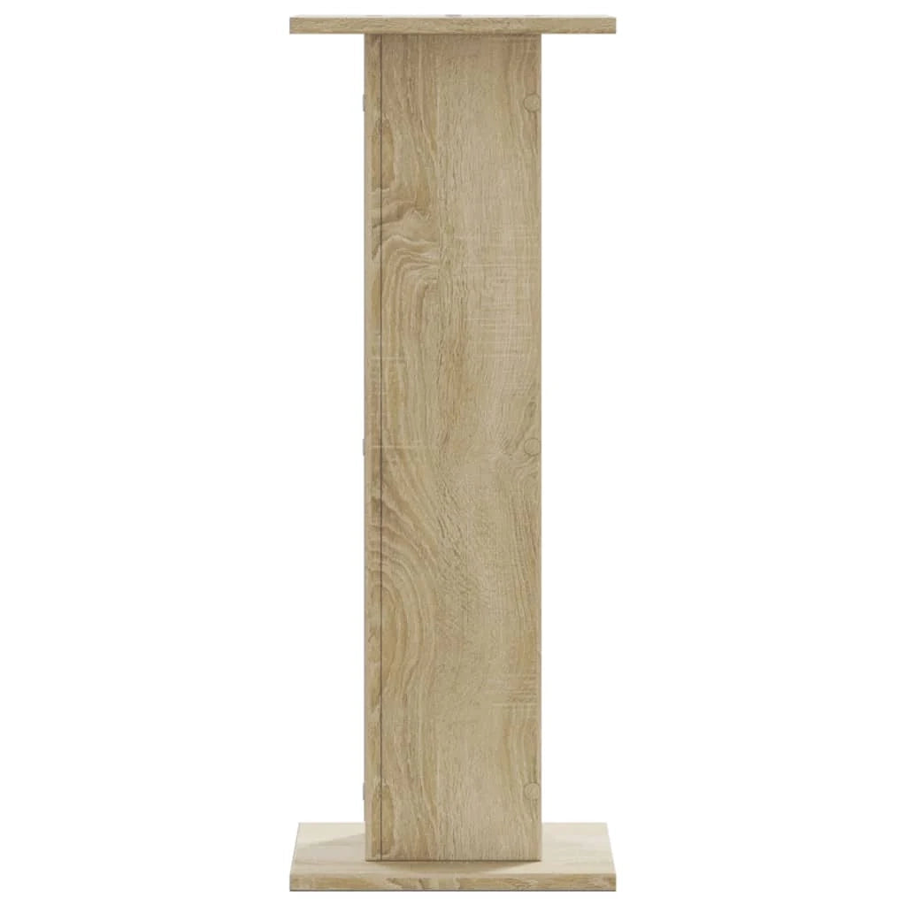 Portavasi mobili per fiori set da 2 legno ingegnerizzato Sonoma marrone 02_0045351