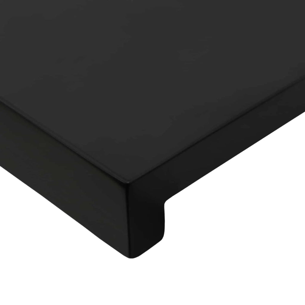 Tappeti per scale 2 pz 70 x 25 x 2 cm Nero 3446172