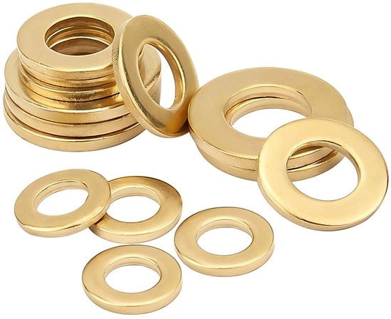 Pacco di 20 anelli a doppia faccia M5 x 12mm per schiacciare i dadi in rame.