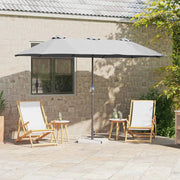 Ombrello da giardino-Ombrellone da spiaggia Sabbia 370 x 197 x 239 cm