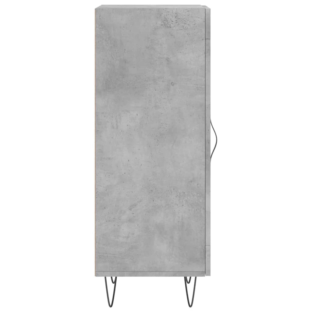 Buffet credenza cassettiera armadio mobile contenitore organizer per cucina soggiorno salotto 34,5 x 34 x 90 cm legno ingegnerizzato grigio 02_0031906