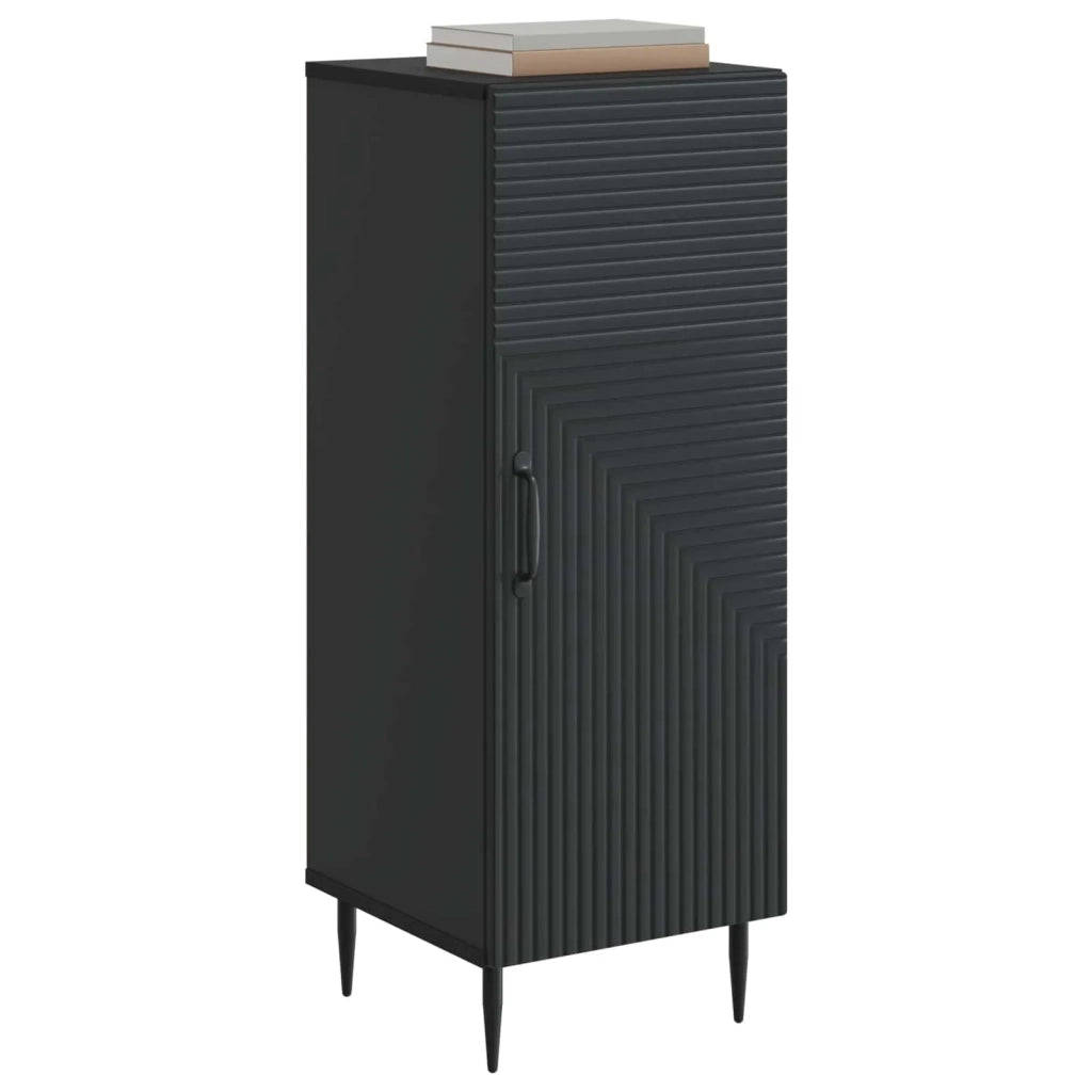Credenza Nero 33 x 34,5 x 89,5 cm Legno ingegnerizzato 894826