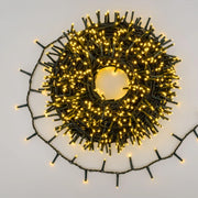 Catena Nastro 6cm NTLG 1000 MiniLED cavo Verde 4+30,5m Luci di Natale