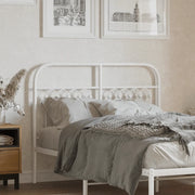Testiera di Ricambio in Metallo Bianco 120 cm 376680