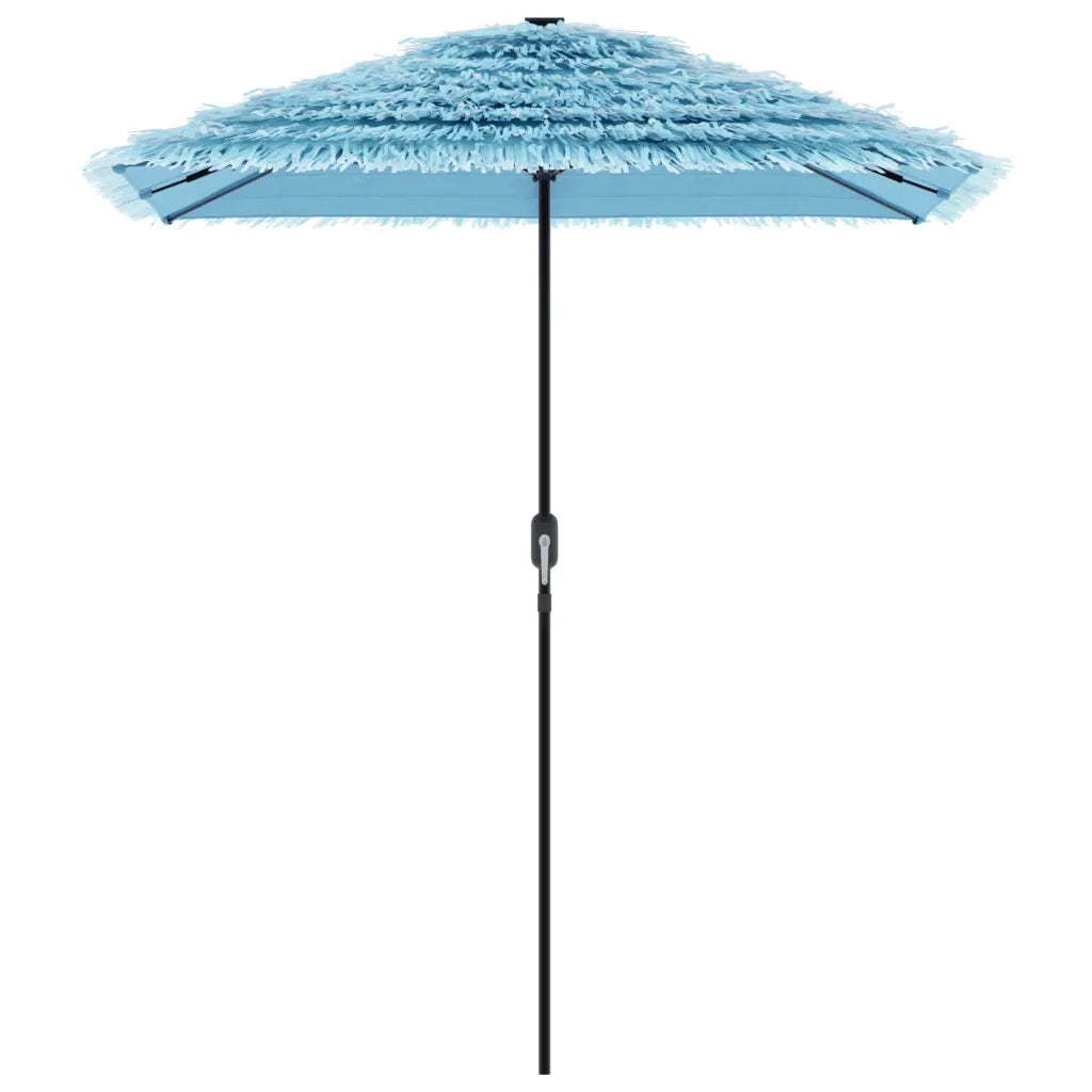 Ombrellone Giardino con Palo in Acciaio Blu 300x200x250 cm