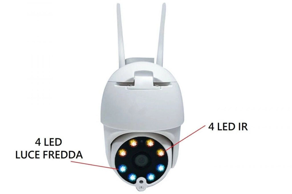 Telecamera wifi ip ptz Jortan motorizzata 1080P camera ptz 2MP visione notturna sd