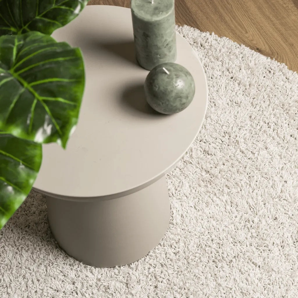 Tappeto Shaggy PAMPLONA a Pelo Lungo Moderno Crema 160x230 cm 375237