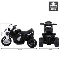 Moto Elettrica per Bambini 6V con Licenza BMW S 1000 RR Bianca
