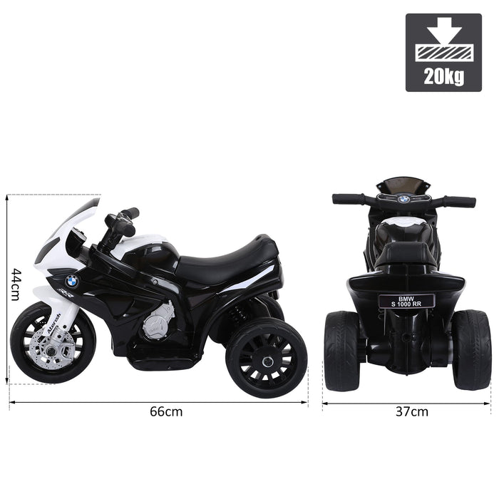 Moto Elettrica per Bambini 6V con Licenza BMW S 1000 RR Bianca