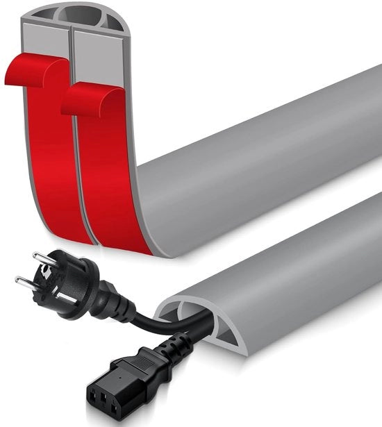 Cavo a terra - protezione cavo flessibile - 3m - grigio