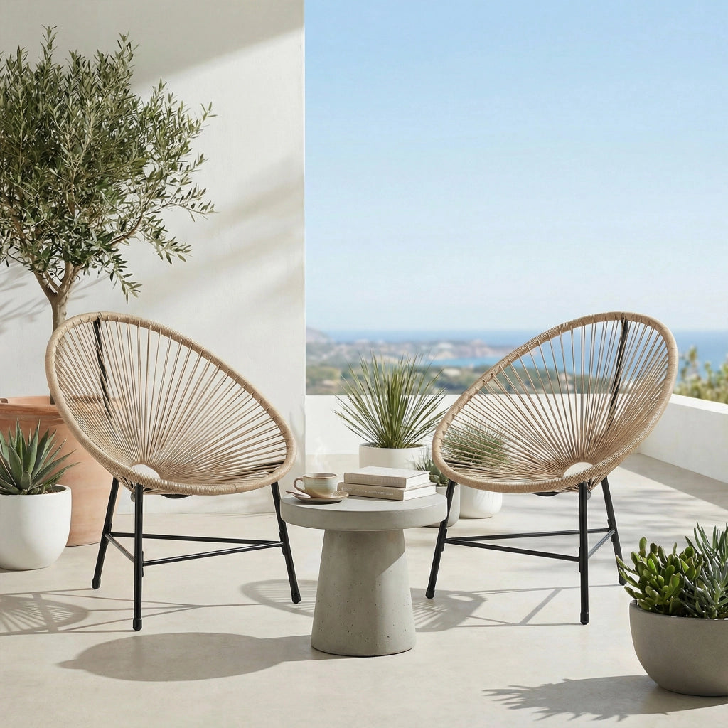 Poltrona da giardino Acapulco ¨C zephmum ¨C 72x68x81 cm