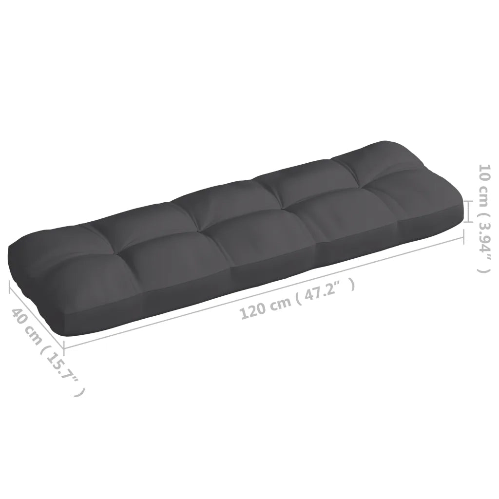 Cuscini per Divano su Pallet 7 pz Antracite 314588