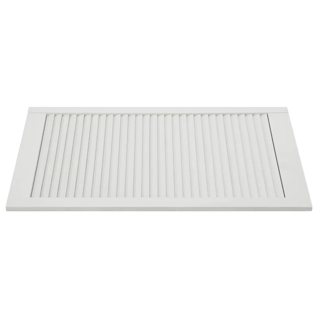 Porta a persiana 99,3 x 49,4 cm in legno massello di pino bianco 02_0003888