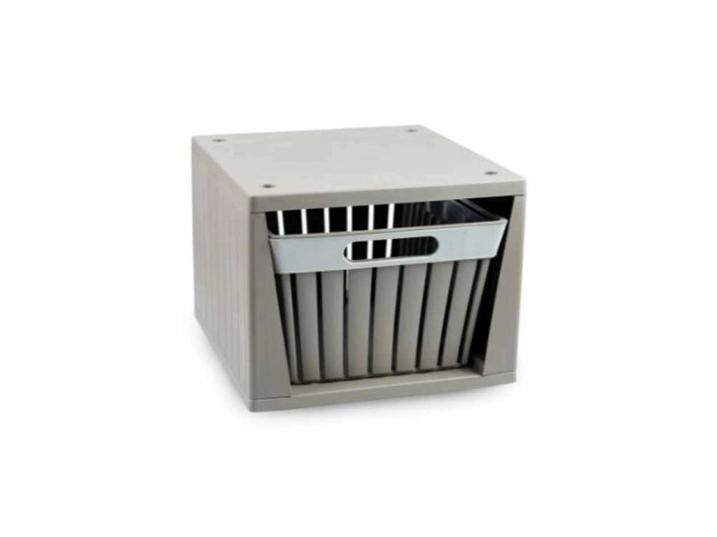 Cassettiera a Cubo Componibile Doga Cappuccino 26 x 27,5 x 20 cm