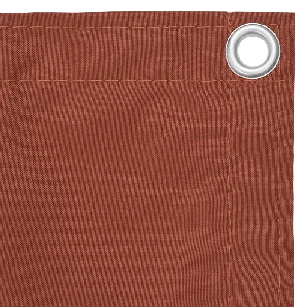 Schermo da balcone | Paravento da Balcone Terracotta 120x400 cm Tessuto Oxford