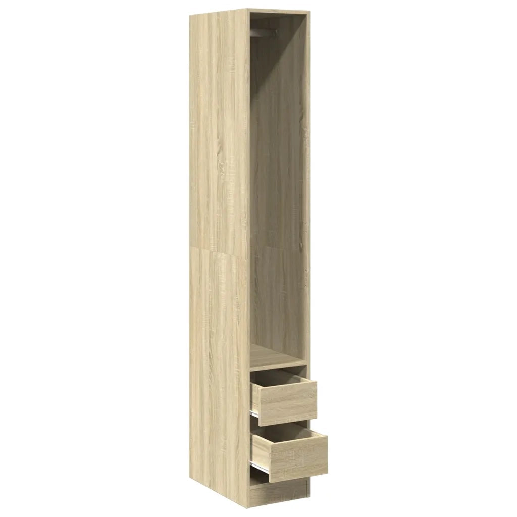 Armadio Rovere Sonoma 30x50x200 cm in Legno Multistrato CFW3903274