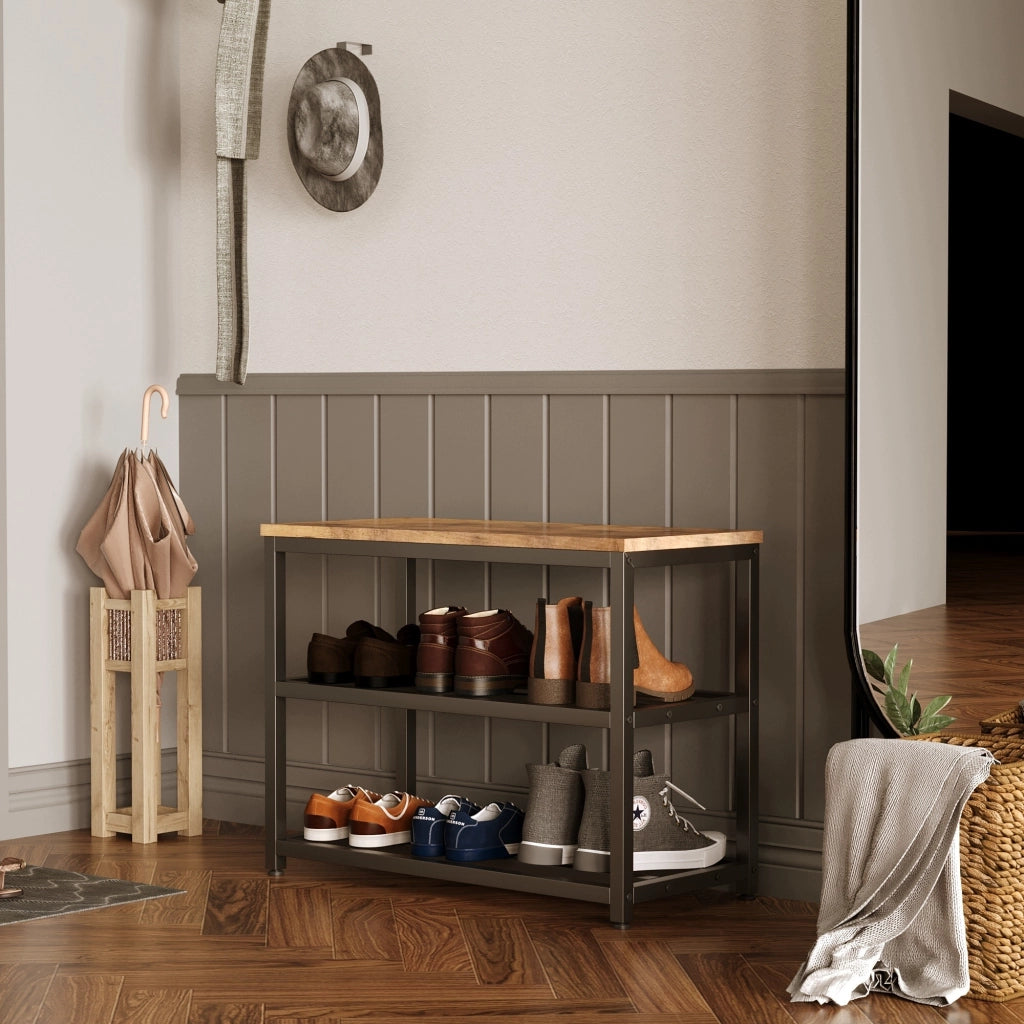 Scarpiera -  marrone retrò -  60 cm