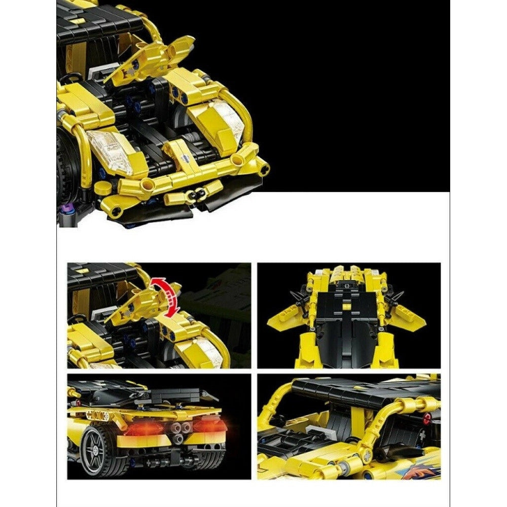 Trade Shop - Costruzioni Mattoncini 509 + Pezzi Auto Sportiva Compatibile Q-jm801 -