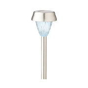 SET 4 SEGNAPASSO LED SOLARE D.8CMXH24CM