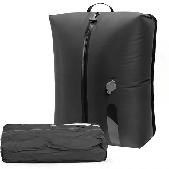 Set di compressione per zaino - Sacchi di compressione per abbigliamento - Portatile/Utilizzo - Sacchi di compressione - Set di compressione per zaino - Portatile per viaggi - Per la conservazione dell'abbigliamento - Nero - 1 pezzo