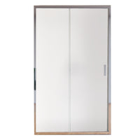 Porta Parete Doccia 124 cm 1 anta Scorrevole in Cristallo Opaco 6mm H195 Bonussi Tosca