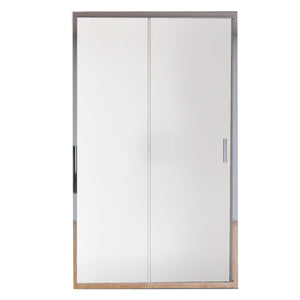 Porta Parete Doccia 124 cm 1 anta Scorrevole in Cristallo Opaco 6mm H195 Bonussi Tosca