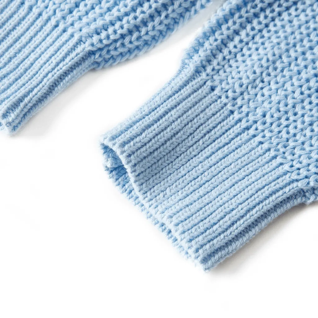 Cardigan da Bambina Lavorato a Mano Blu 92 CFW3563765