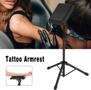 Supporto per braccio tattoo regolabile in altezza - Supporto per gamba tattoo portatile con spugna morbida - Attrezzatura per tattoo con pelle PU professionale
