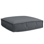 Cuscino Antracite 60 x 60 x 12 cm Tessuto Oxford 42001488