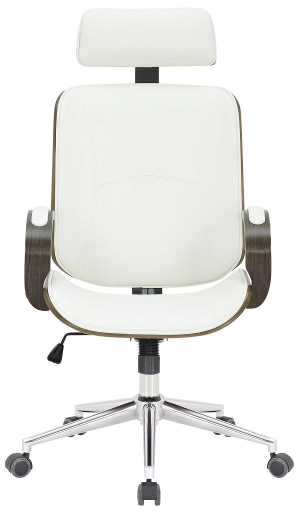 Sedia da ufficio Dayton bianco/grigio