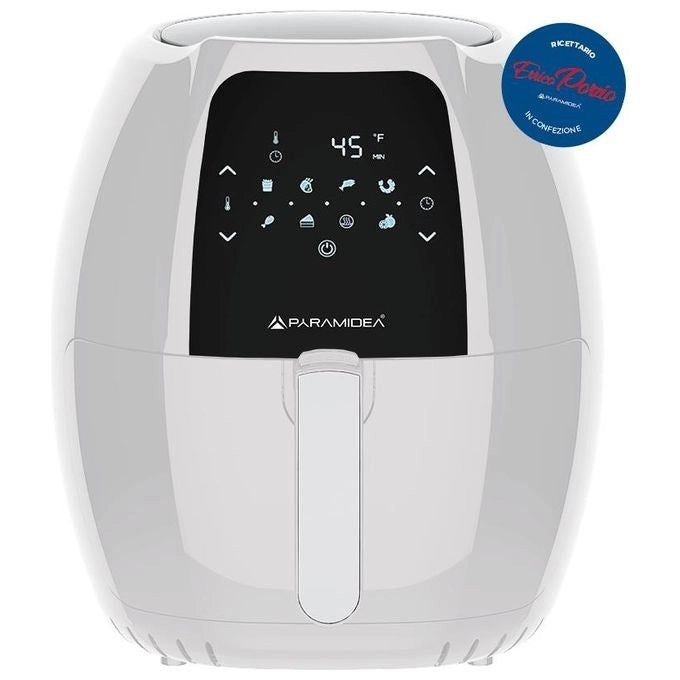 Pyramidea AF812W friggitrice Singolo 8 L Indipendente 1800 W Friggitrice ad aria calda Bianco