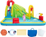 Piscina per bambini con scivolo - Piscina - Piscina per bambini - Piscina per giochi - Piscina per giochi con scivolo