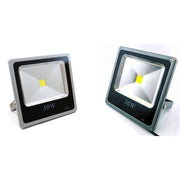Trade Shop - Faro Faretto A Led Ultra Slim A Luce Calda Fredda Rgb Da Per Esterno Ip65 220v - -bianco Caldo-30 Watt -slim    -