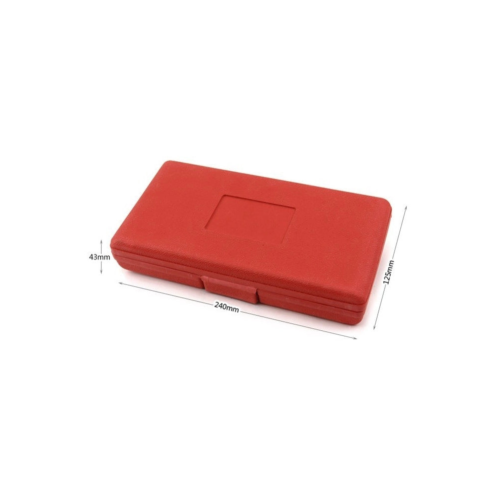 Trade Shop - Set Kit 46 Pezzi Chiavi A Bussola Con Cricchetto 1/4" Cacciavite Esagonale Tubo -