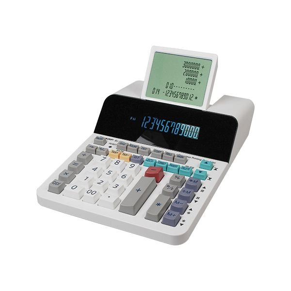 Sharp el-1901 calcolatrice desktop calcolatrice con display bianco