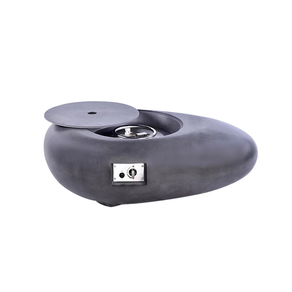 ATENA TEMPO STYLE riscaldatore per esterno a Gas Propano, Braciere da Tavolo, Braciere Basso Senza Fumo, Riscaldatore per Mobili da Patio