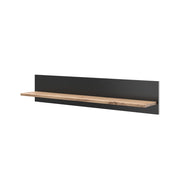 Vicco Libreria da parete Quercia Wotan 100 x 20 cm staffa a parete