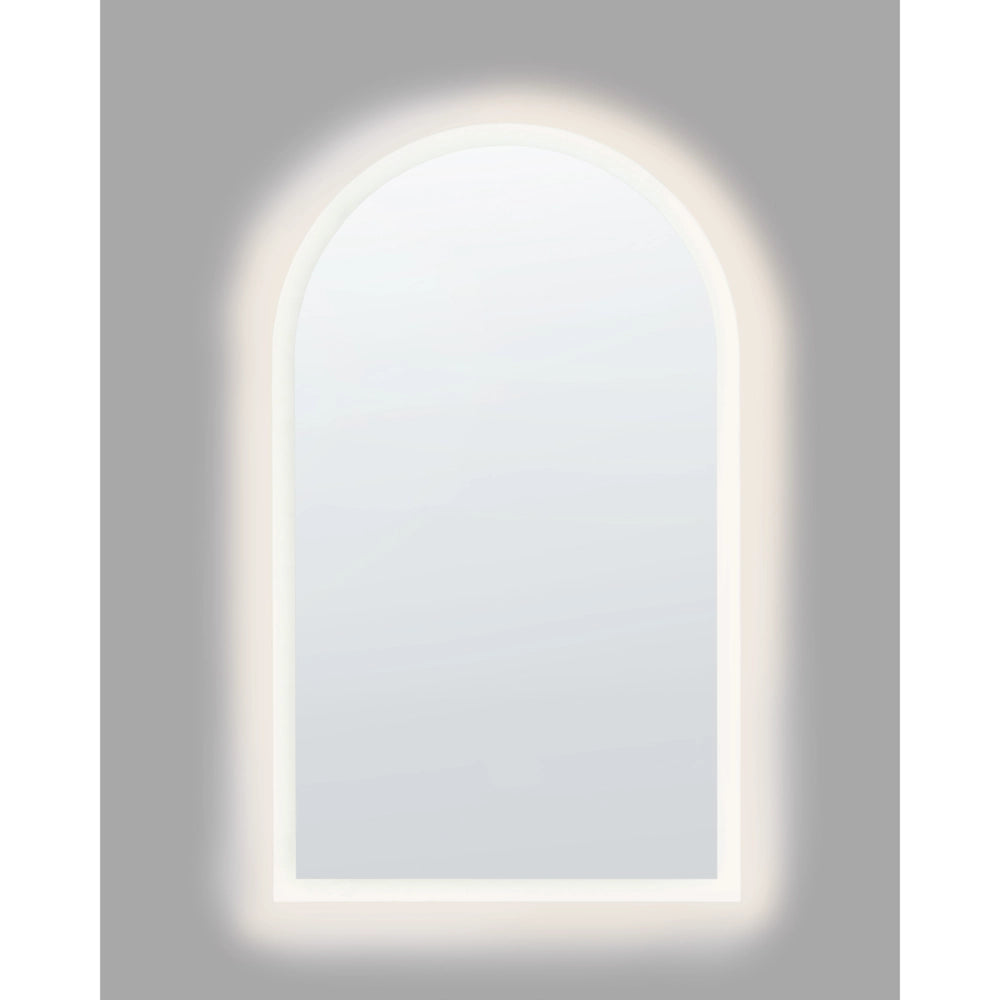 Specchio a LED da parete senza contatto, 100 x 60 cm, moderno e contemporaneo, per bagno, trucco e camera da letto