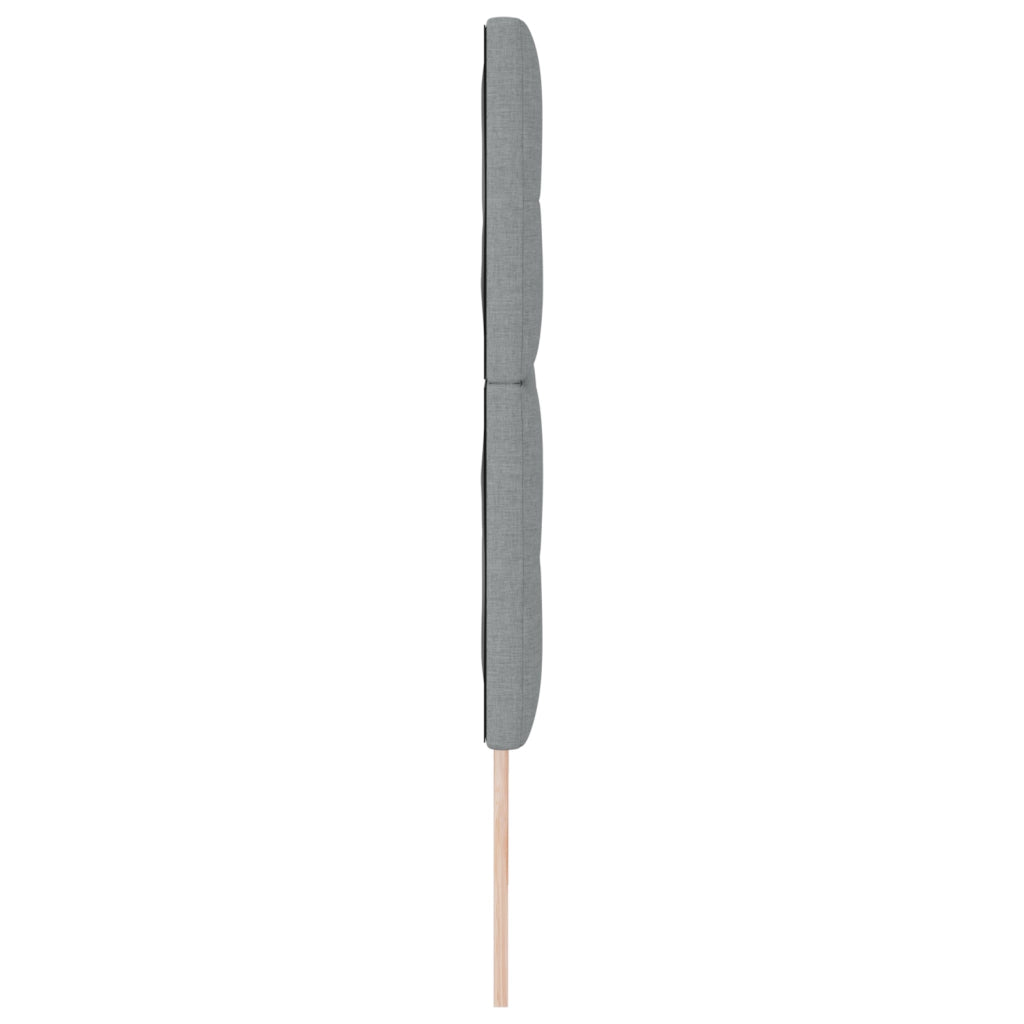Luci da Testata LED Grigio 90 cm Tessuto