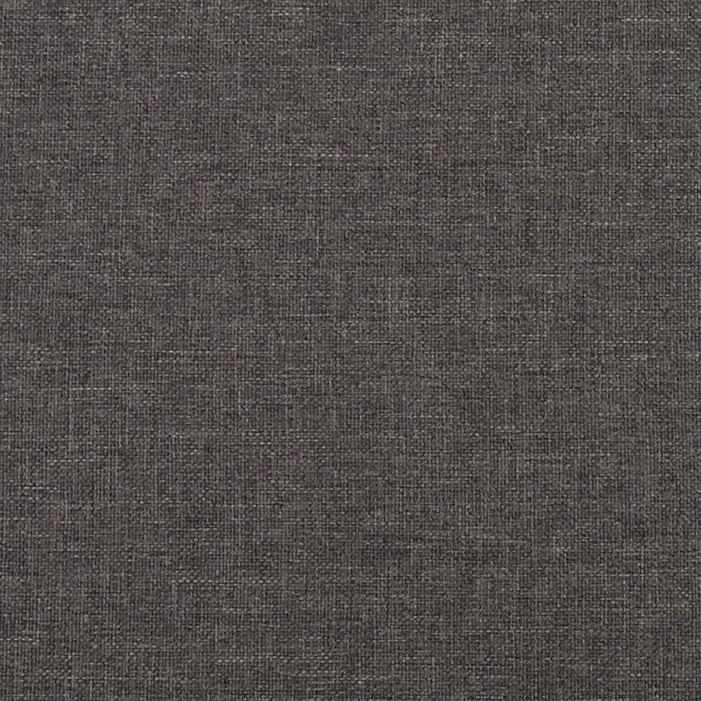 Poltrona con Gambe a Dondolo | Sedia Relax e Sgabello Grigio Scuro in Tessuto