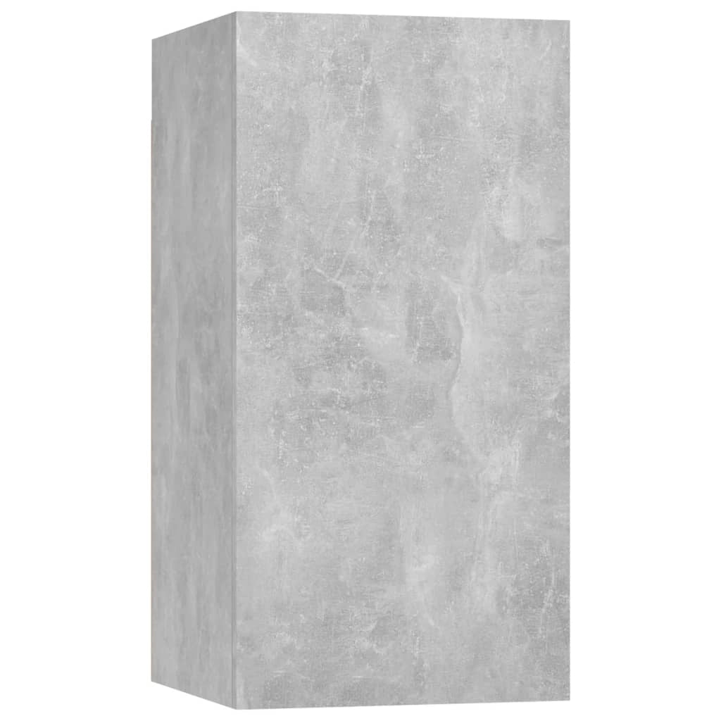 Set di mobili da 5 pezzi tra cui armadio credenza mobile TV televisore per soggiorno camera da letto salotto legno ingegnerizzato grigio 02_0024884