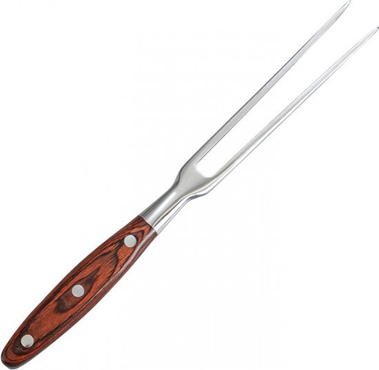 Fork per waffle - Fork per carne - In acciaio inossidabile - Spiedini per marshmallow - 30 cm - per griglia cucina tacchino arrosto cena