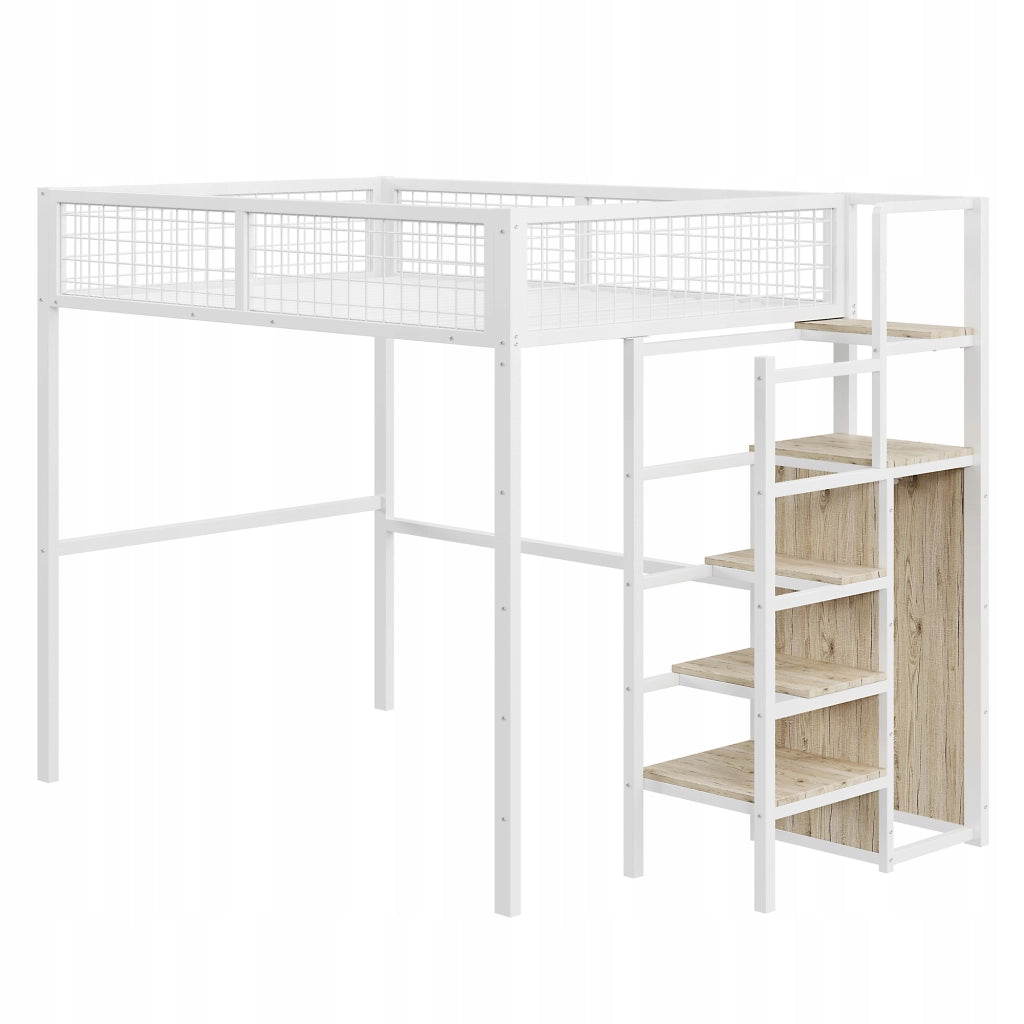 Letto a castello 140x200 in metallo - Xylo - Bianco