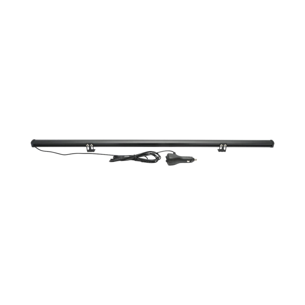 Barra stroboscopica LED 82cm, 60W, 10-30V, gialla, 15 modalità di illuminazione
